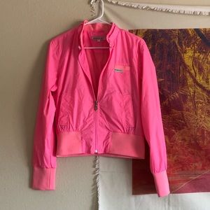 Hot pink Members Only jacket